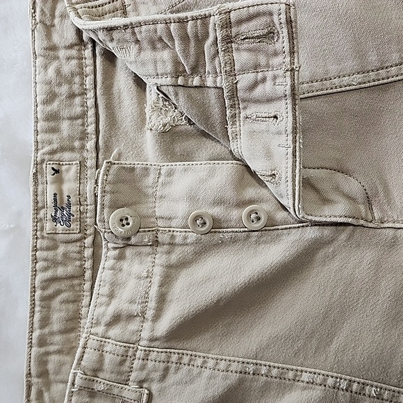 Women's American Eagle Outfitters Utility Pants, Khaki, Size 8, Pre-Owned - Picture 4 of 10